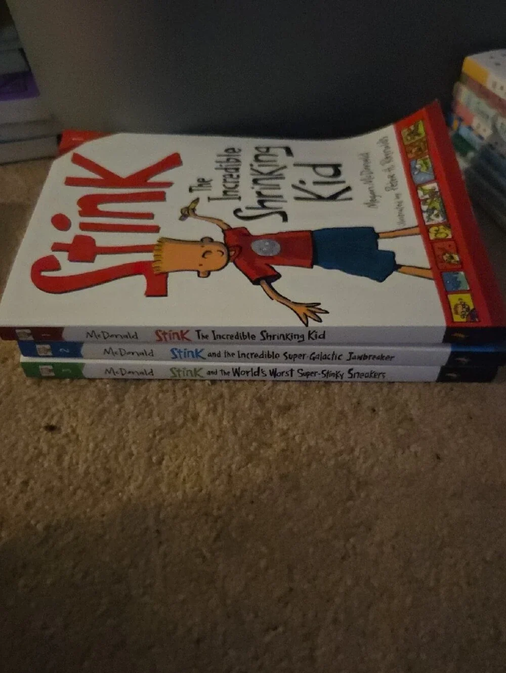 Stink The Incredible Shrinking Kid Kids Book - V 1-3
